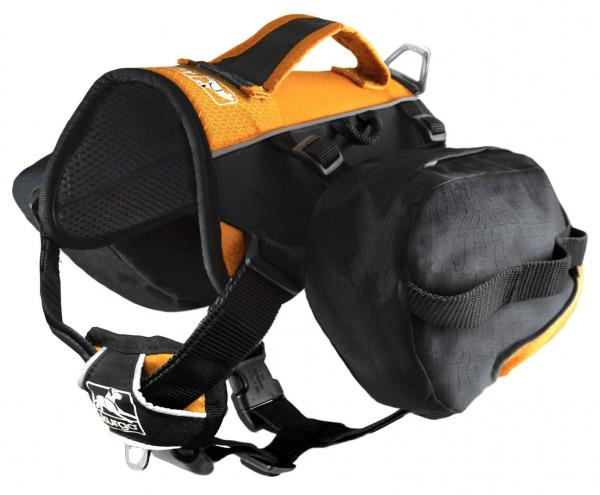 Kurgo Baxter Backpack  Black / Orange (23-50 kg)